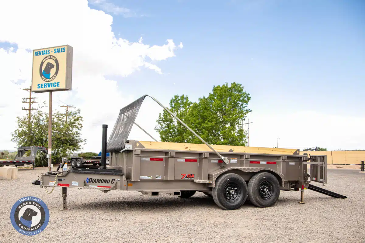 2023 Diamond C 14' Dump Trailer for Sale | LPT207