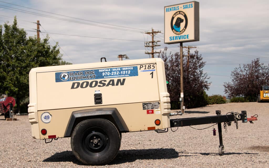 Right Side of Doosan Air Compressor