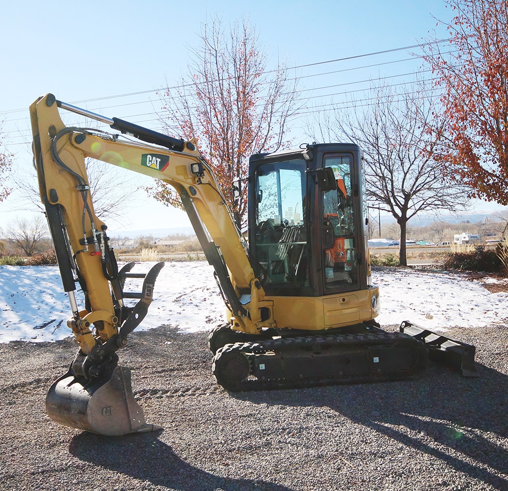 Skid Steer working in winter